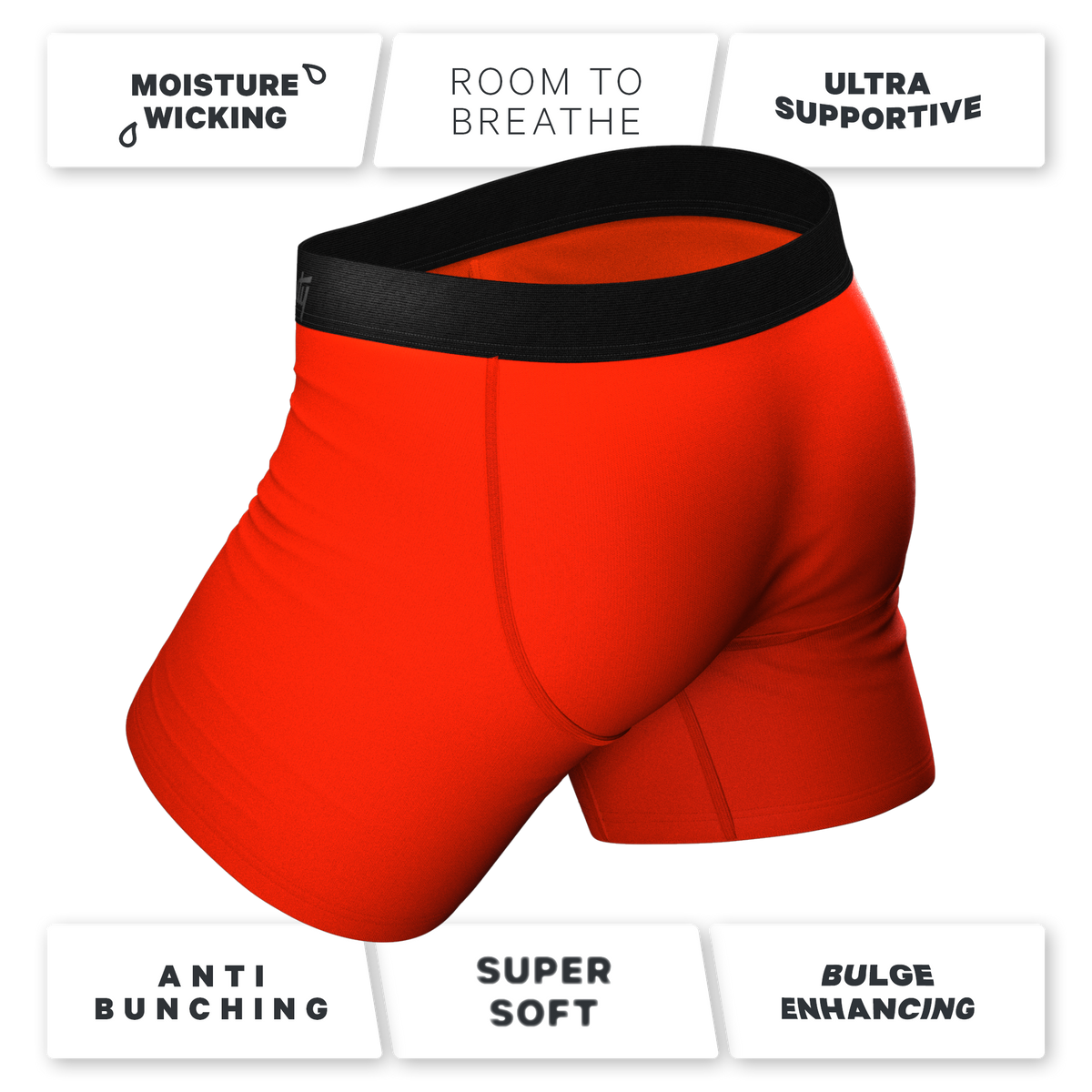 The Coney Islands | Hot Dog Ball Hammock® Pouch Underwear With Fly - Shinesty