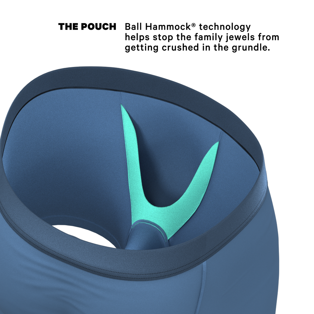 The Cool Cobalt | Slate Blue Ball Hammock® Pouch Underwear - Shinesty