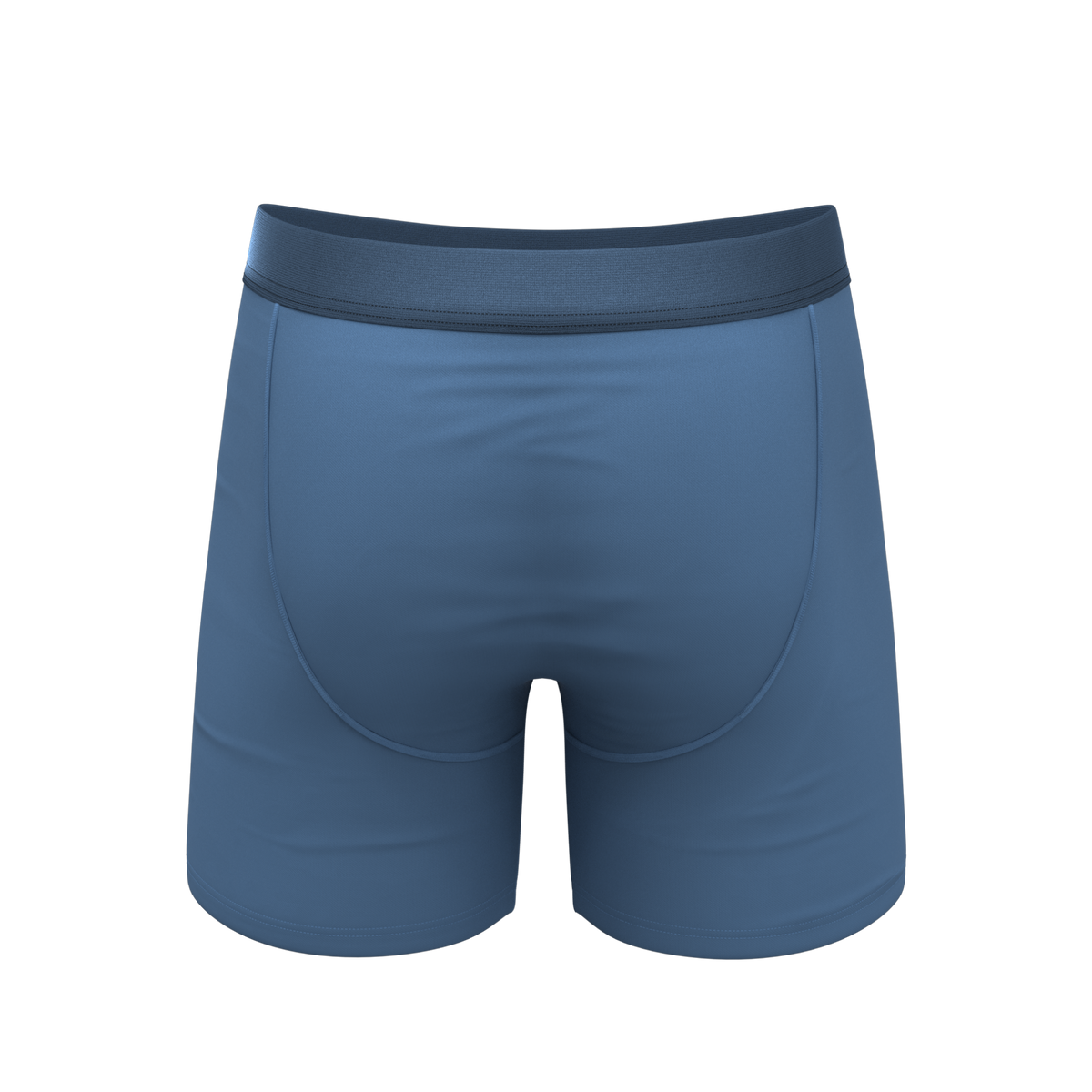 The Cool Cobalt | Slate Blue Ball Hammock® Pouch Underwear With Fly - Shinesty