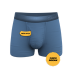 The Cool Cobalt | Slate Blue Ball Hammock® Pouch Trunks Underwear - Shinesty