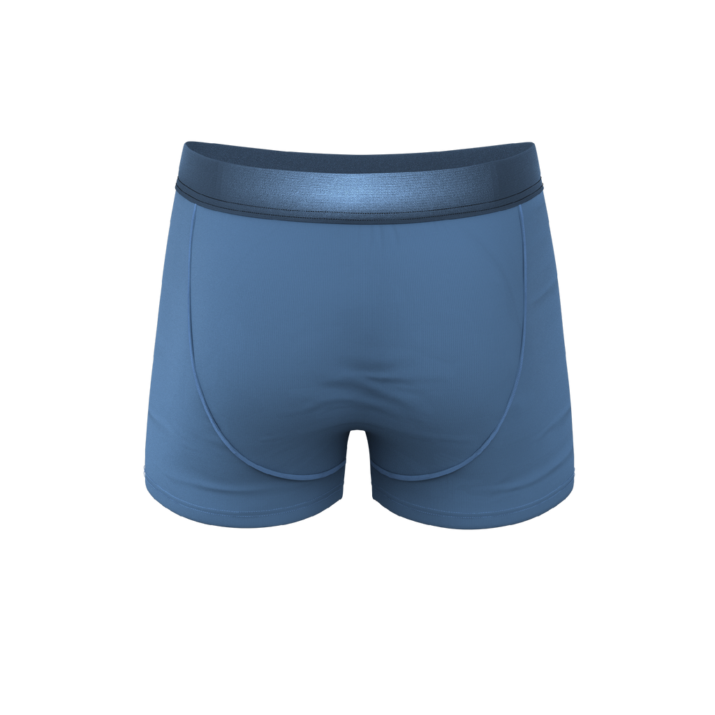 The Cool Cobalt | Slate Blue Ball Hammock® Pouch Trunks Underwear - Shinesty