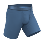 The Cool Cobalt | Slate Blue Ball Hammock® Boxer - Long Leg - Shinesty