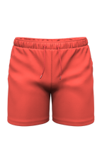 The Coral Reef | Coral And Aqua Ball Hammock® Pouch 8" Swim Trunks - Shinesty