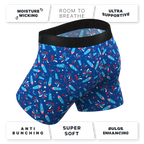 The Crotch Rocket | USA Firecracker Ball Hammock® Pouch Underwear - Shinesty