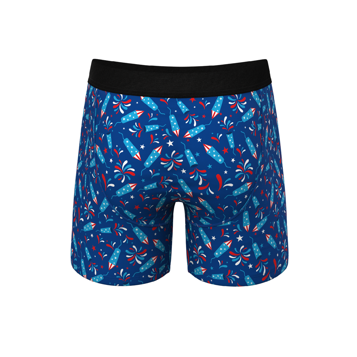 The Crotch Rocket | USA Firecracker Ball Hammock® Pouch Underwear - Shinesty