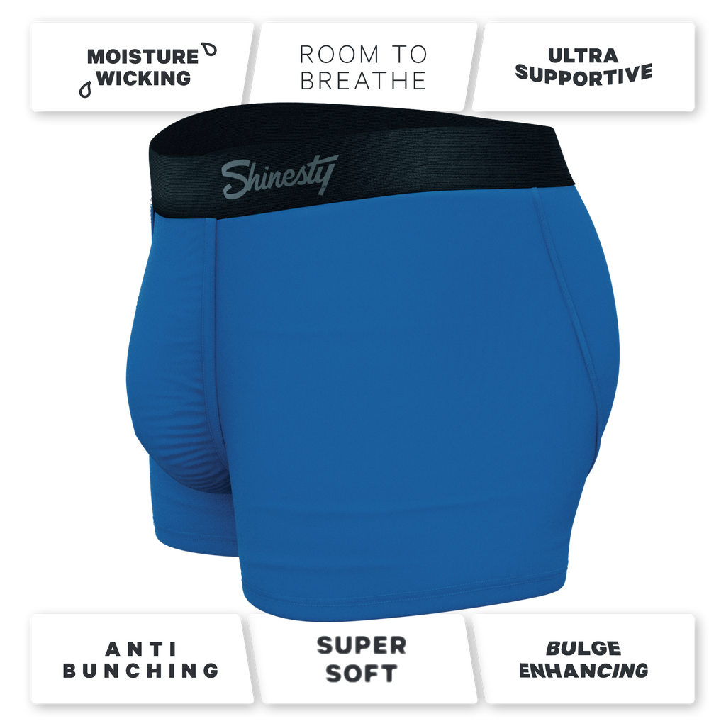 The Crown Jewels | Royal Blue Ball Hammock® Pouch Trunks Underwear - Shinesty