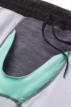 The Darkside | Black and Grey Camo Ball Hammock® 5 Inch Athletic Shorts - Shinesty