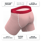 The Date Night | Valentine's Day Bow Ball Hammock® Pouch Underwear With Fly - Shinesty