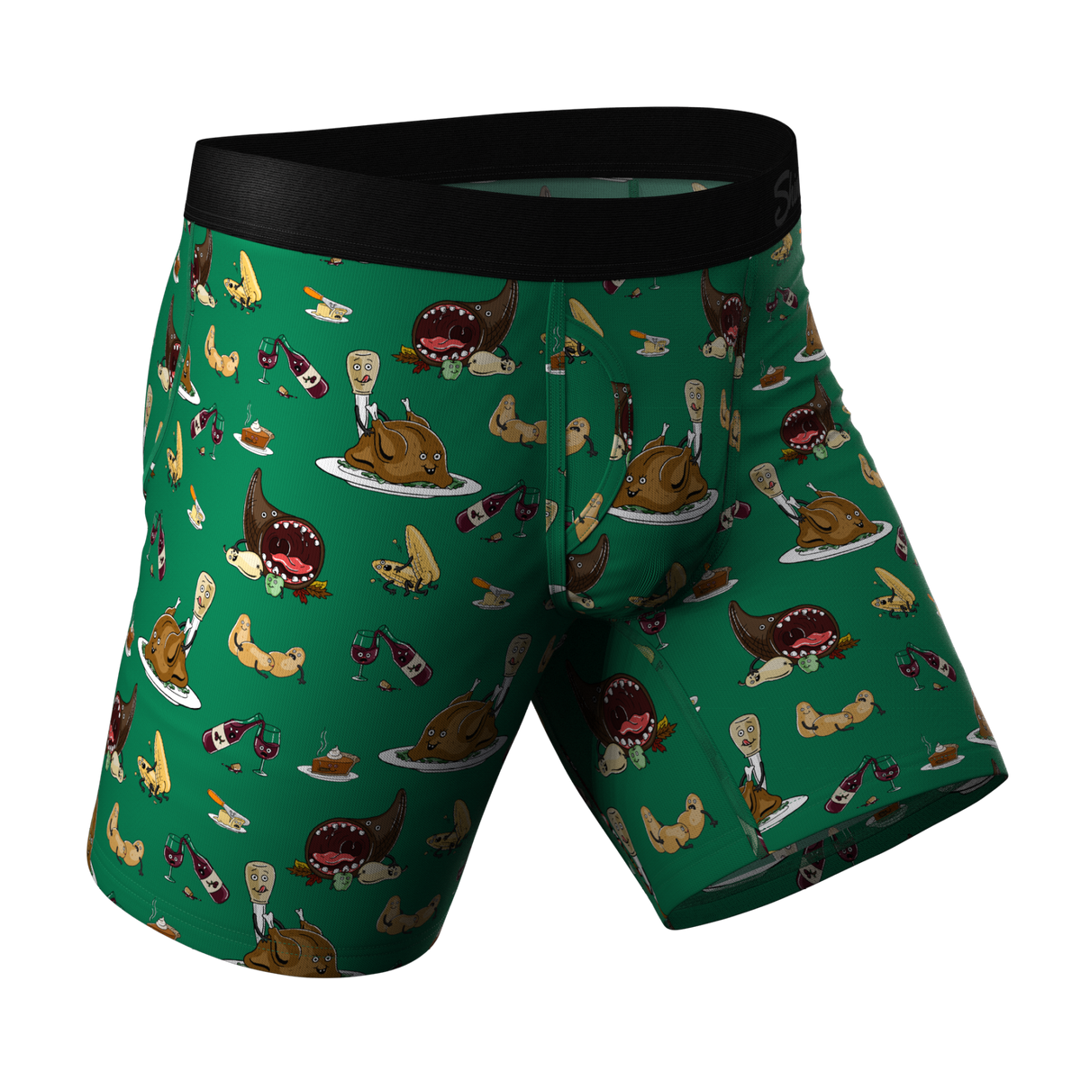 The Debauch Banquet | Thanksgiving Ball Hammock® Boxer - Long Leg - Shinesty