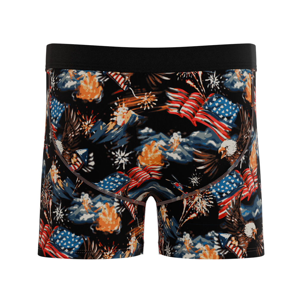 The Declaration | Americana Eagles Youth Boxer Briefs - Shinesty
