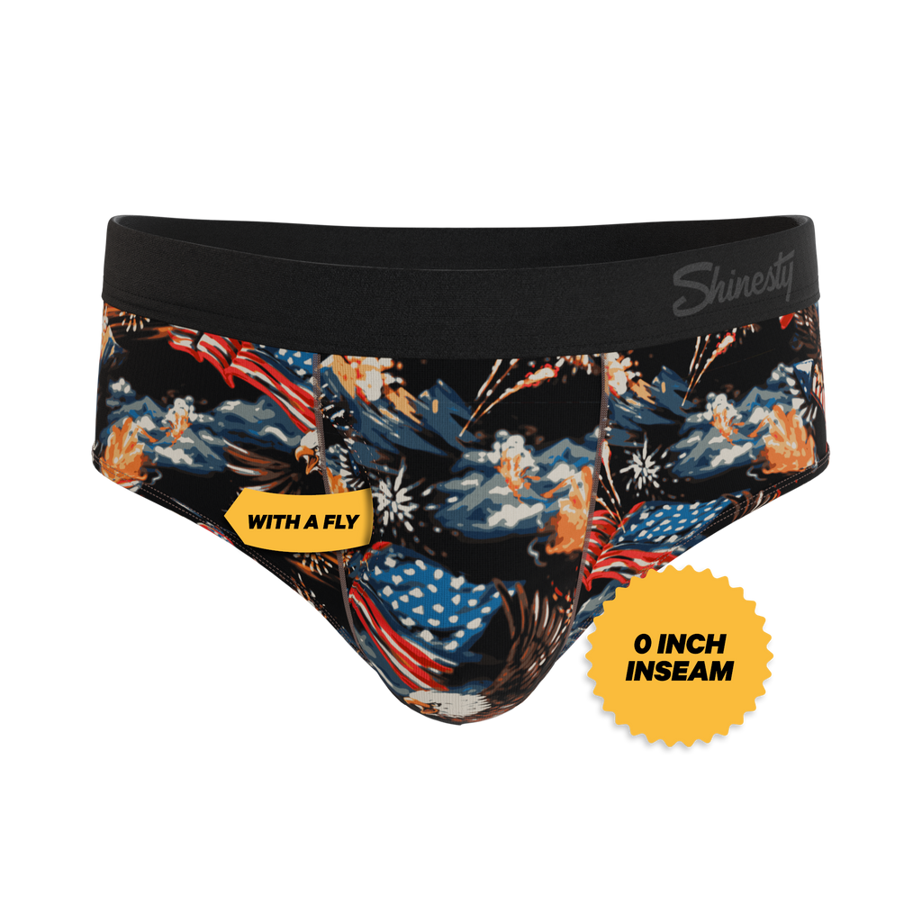 The Declaration | Americana Eagles Ball Hammock® Pouch Underwear Briefs - Shinesty