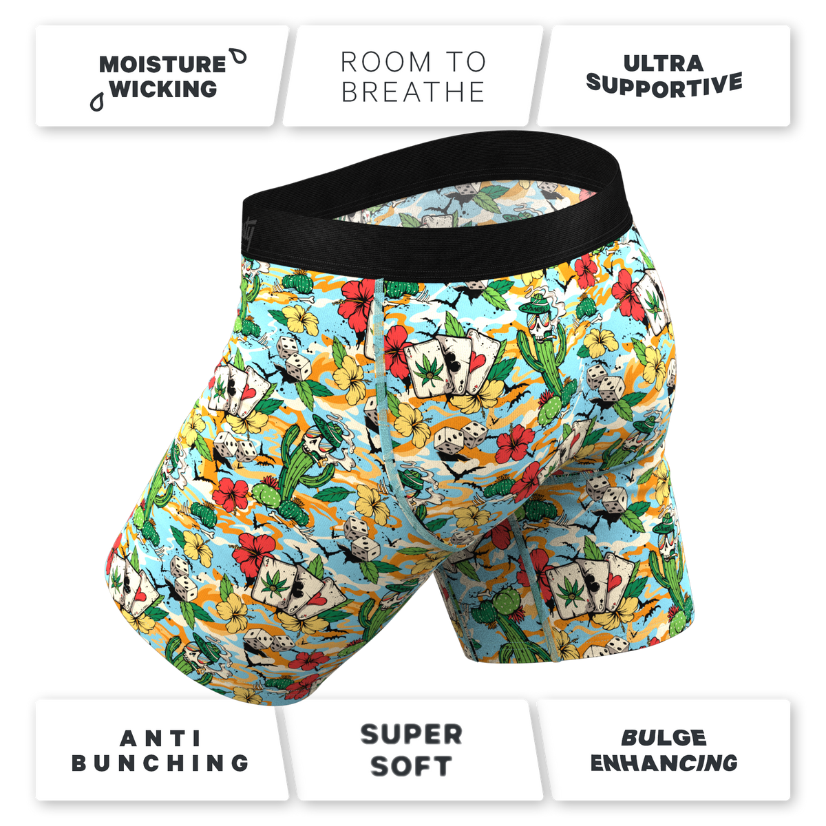The Desert Oasis | Vegas Ball Hammock® Boxer - Long Leg - Shinesty