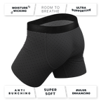 The Diamond Dog | Micro Diamonds Ball Hammock® Pouch Underwear With Fly - Shinesty