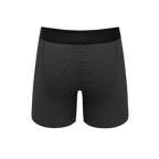 The Diamond Dog | Micro Diamonds Ball Hammock® Pouch Underwear With Fly - Shinesty