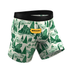 The Does A Bear | Green Toilet Bear Ball Hammock® Pouch Underwear With Fly - Shinesty