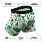 The Does A Bear | Green Toilet Bear Ball Hammock® Pouch Underwear With Fly - Shinesty