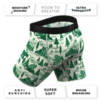 The Does A Bear | Green Toilet Bear Ball Hammock® Boxer - Long Leg - Shinesty