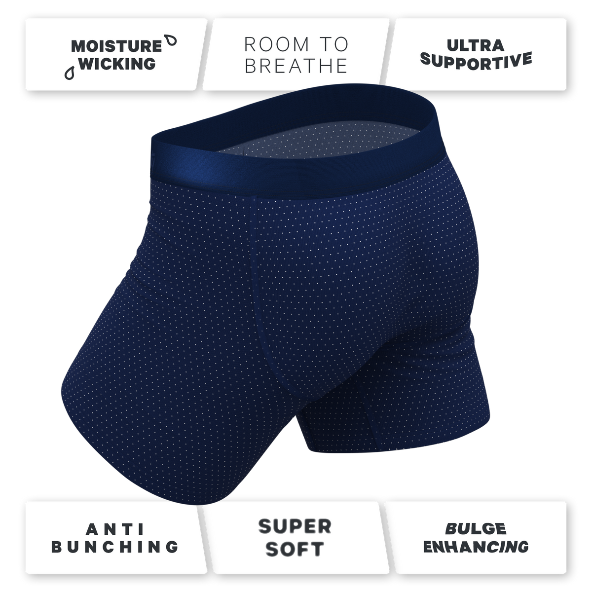 The Dot Your Thighs | Micro Dots Ball Hammock® Pouch Underwear - Shinesty