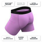 The Double Entendre | Eggplant Ball Hammock® Pouch Underwear - Shinesty