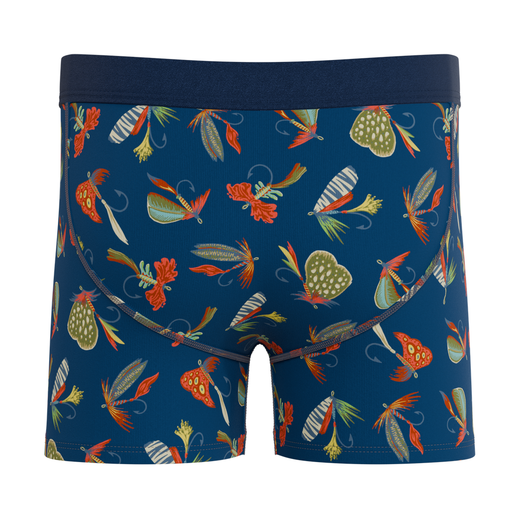 The Dry Fly | Fly Fishing Youth Boxer Briefs - Shinesty