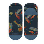 The Dry Fly | Fly Fishing Heel Hammock™ Ankle Socks - Shinesty