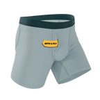 The Dry Ice | Muted Steel Blue Ball Hammock® Pouch Underwear With Fly - Shinesty