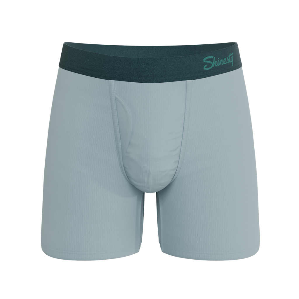 The Dry Ice | Muted Steel Blue Ball Hammock® Magnum Big Pouch Underwear - Shinesty