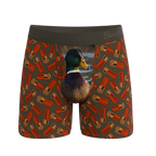 The Duck & Cover | Mallard Ball Hammock® Pouch Underwear With Fly - Shinesty
