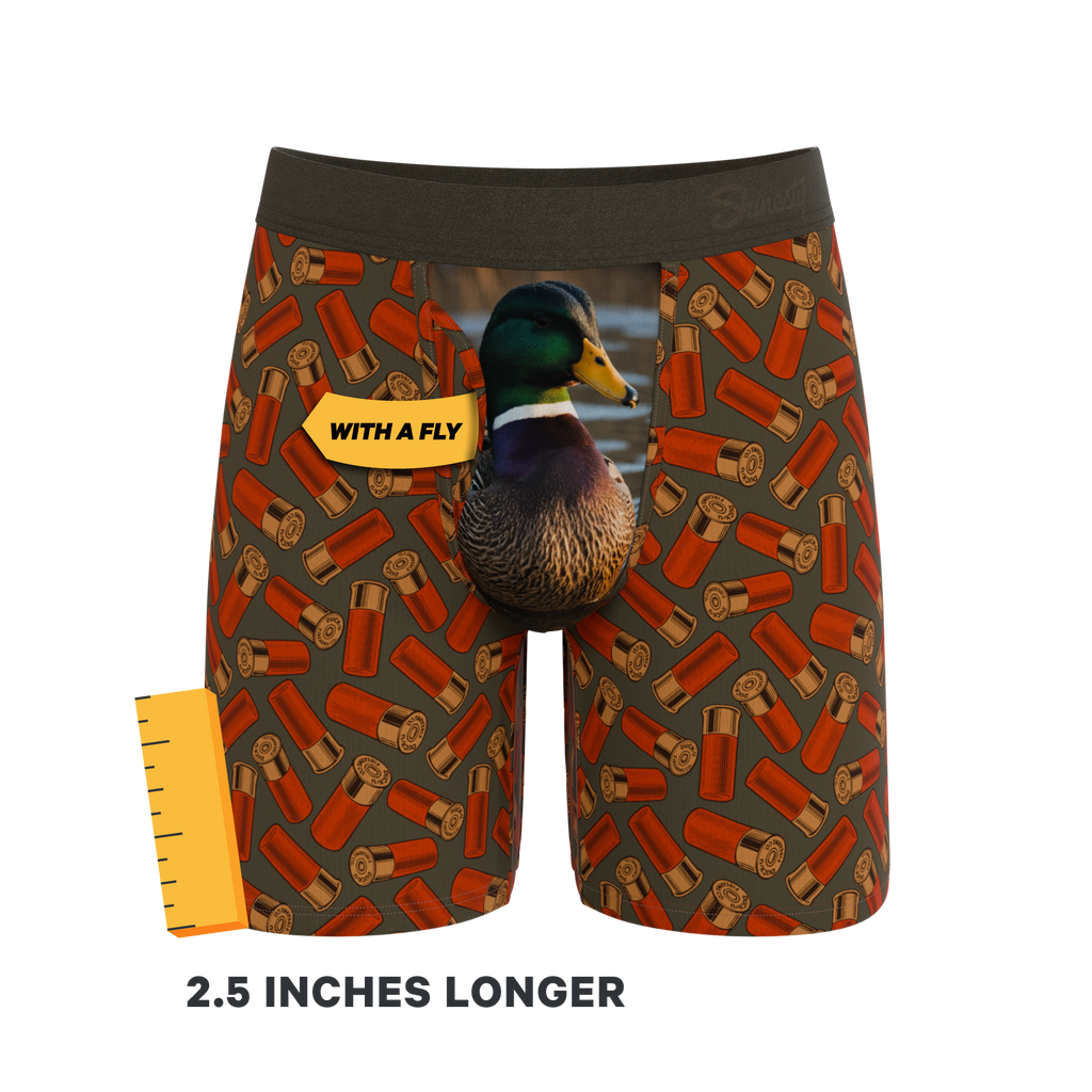 The Duck & Cover | Mallard Ball Hammock® Boxer - Long Leg - Shinesty
