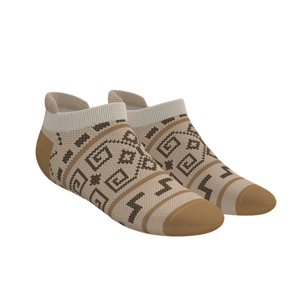 The Dude Abides | Aztec Sweater Heel Hammock™ Ankle Socks - Shinesty