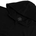 The Threat Level Midnight | Black Goldilocks™ Women’s Half Zip Lounge Hoodie - Shinesty