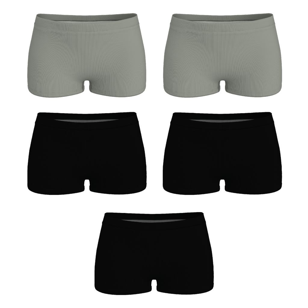 The Evergreen | Boyshort Underwear 5 Pack - Shinesty