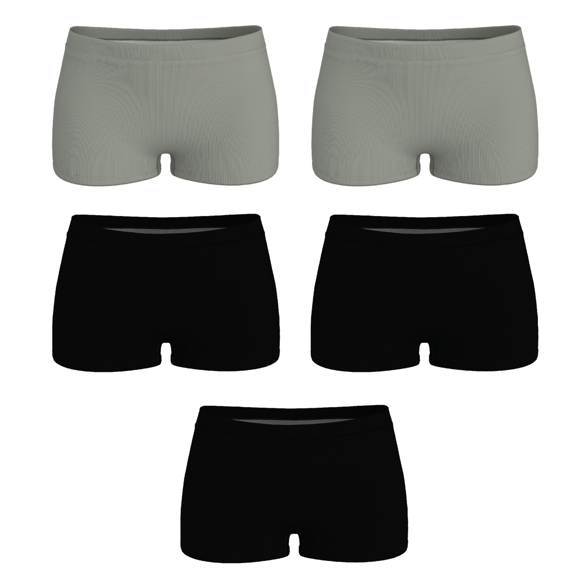 The Evergreen | Boyshort Underwear 5 Pack - Shinesty