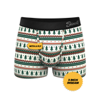 The Stuffed Stocking | Fair Isle Christmas Tree Ball Hammock® Pouch Trunks Underwear - Shinesty