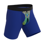 The Fancy Feather | Peacock Ball Hammock® Boxer - Long Leg - Shinesty