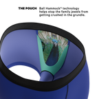The Fancy Feather | Peacock Ball Hammock® Pouch Trunks Underwear - Shinesty