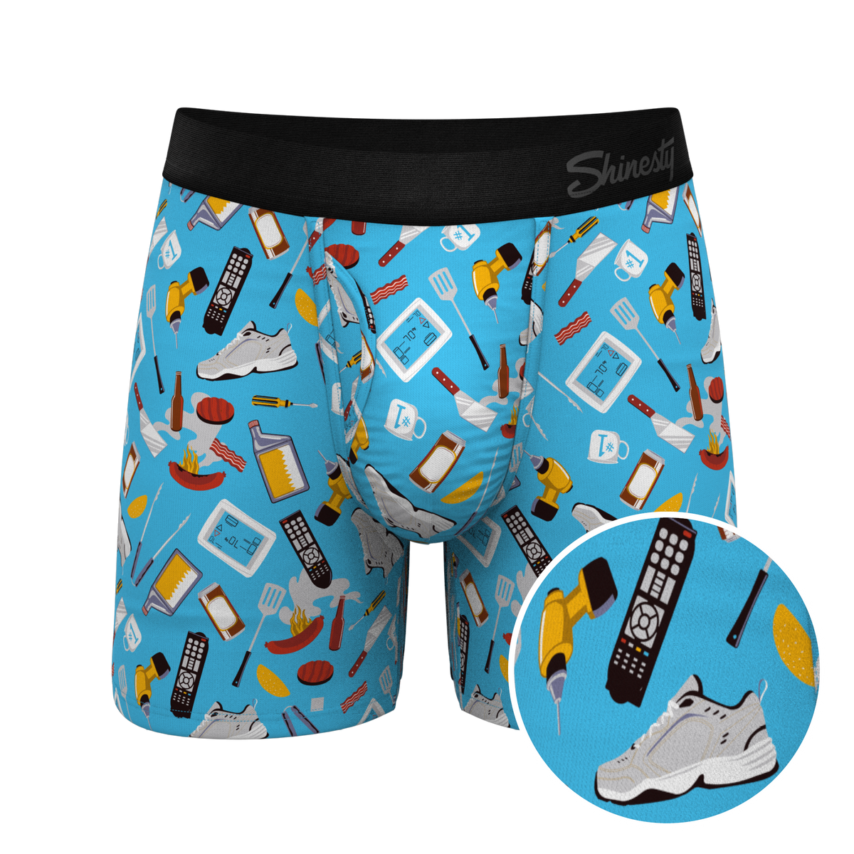 The Father Figures | Dad Gear Ball Hammock® Pouch Underwear With Fly - Shinesty