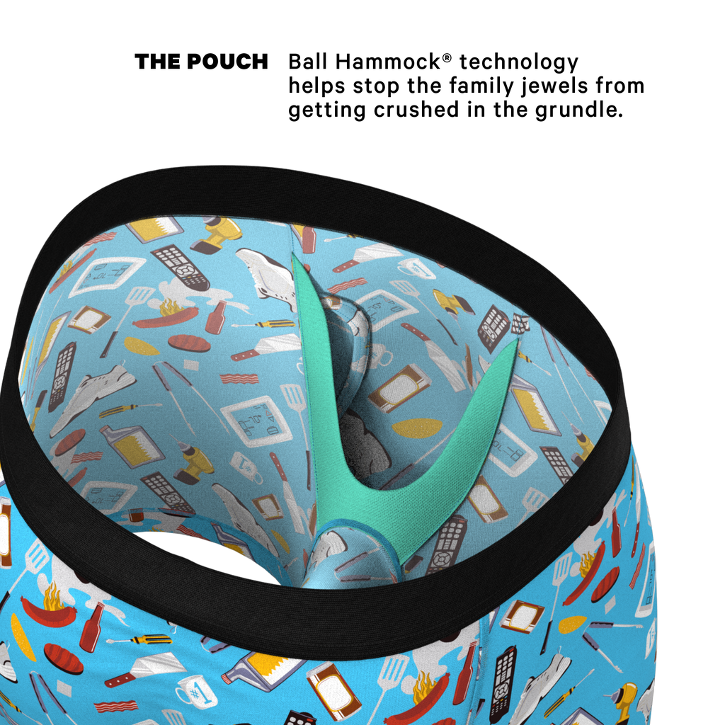 The Father Figures | Dad Gear Ball Hammock® Pouch Underwear With Fly - Shinesty