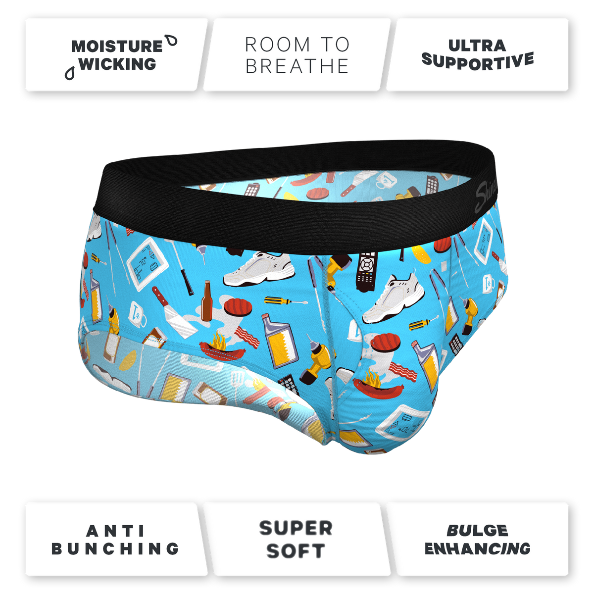 The Father Figures | Dad Gear Ball Hammock® Pouch Underwear Briefs - Shinesty