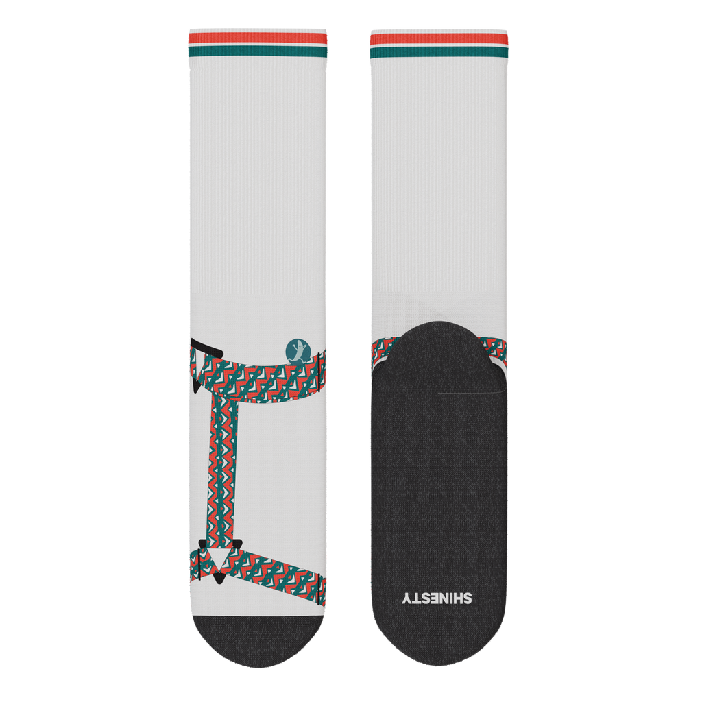 The Faux Pas | Velcro Sandal Heel Hammock™ Crew Socks - Shinesty