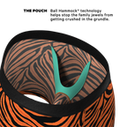 The Feral Feline | Tiger Print Ball Hammock® Pouch Underwear - Shinesty