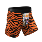 The Feral Feline | Tiger Print Ball Hammock® Pouch Underwear - Shinesty