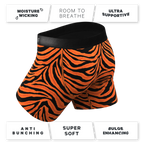 The Feral Feline | Tiger Print Ball Hammock® Pouch Underwear - Shinesty
