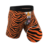 The Feral Feline | Tiger Print Ball Hammock® Boxer - Long Leg - Shinesty