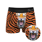 The Feral Feline | Tiger Print Ball Hammock® Pouch Trunks Underwear - Shinesty
