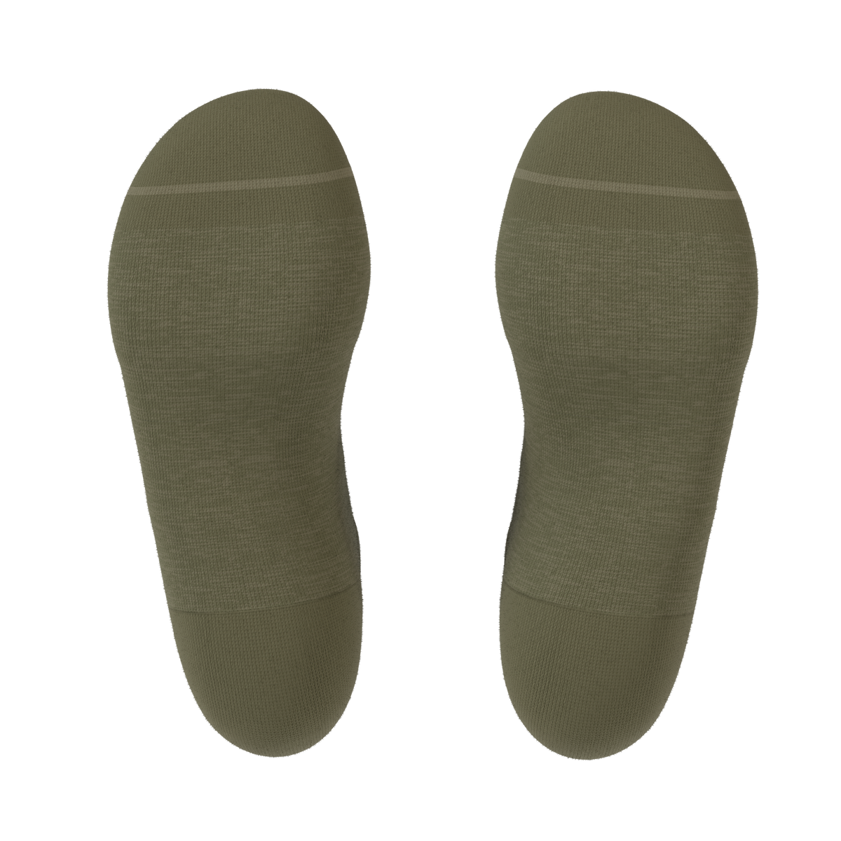 The Fields Of Green | Oil Green Heel Hammock™ Ankle Socks - Shinesty