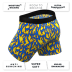 The Fire Crotch | Flames Ball Hammock® Pouch Underwear With Fly - Shinesty