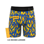 The Fire Crotch | Flames Ball Hammock® Boxer - Long Leg - Shinesty