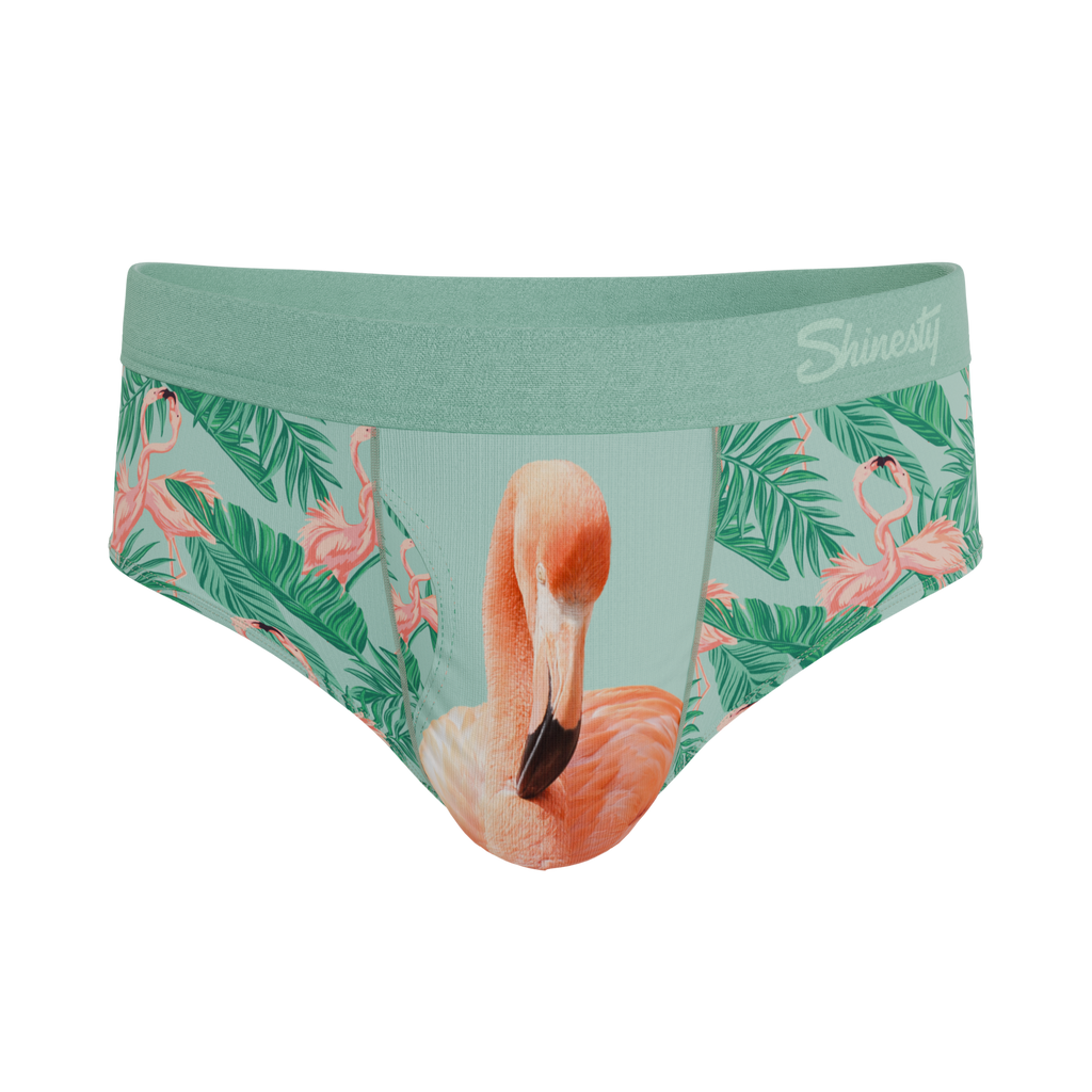The Flamboyance | Flamingo Ball Hammock® Pouch Underwear Briefs - Shinesty