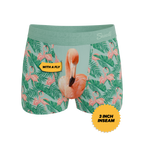 The Flamboyance | Flamingo Ball Hammock® Pouch Trunks Underwear - Shinesty